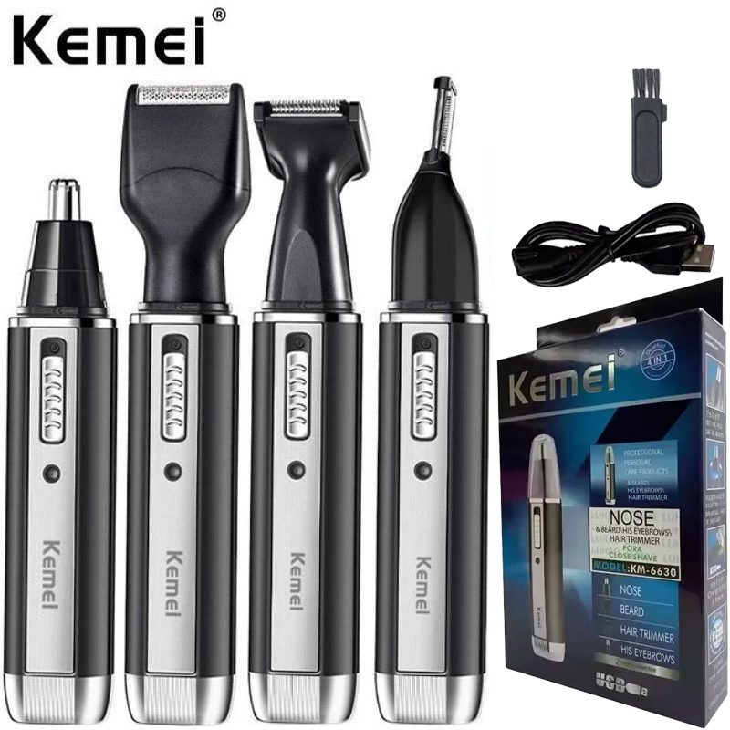 Men'S Grooming Nose And Ear - Recortador de vello nasal Kemei-6630, limpiador