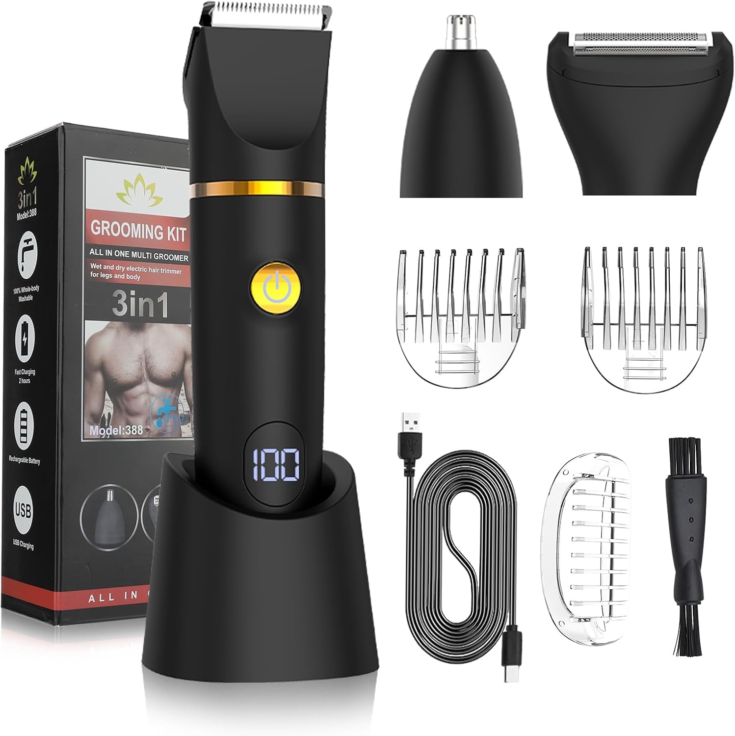 Men'S Grooming Nose And Ear - Recortadora Corporal para Hombre y Mujer,