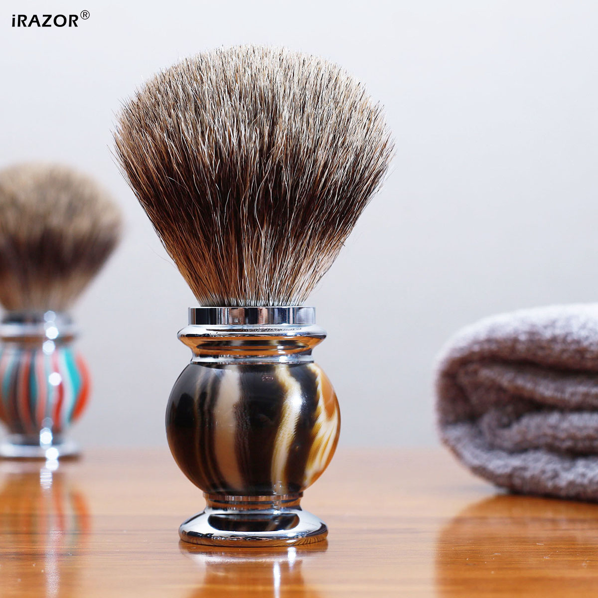 Men'S Grooming Essentials - Brocha de afeitar iRAZOR Silvertip para