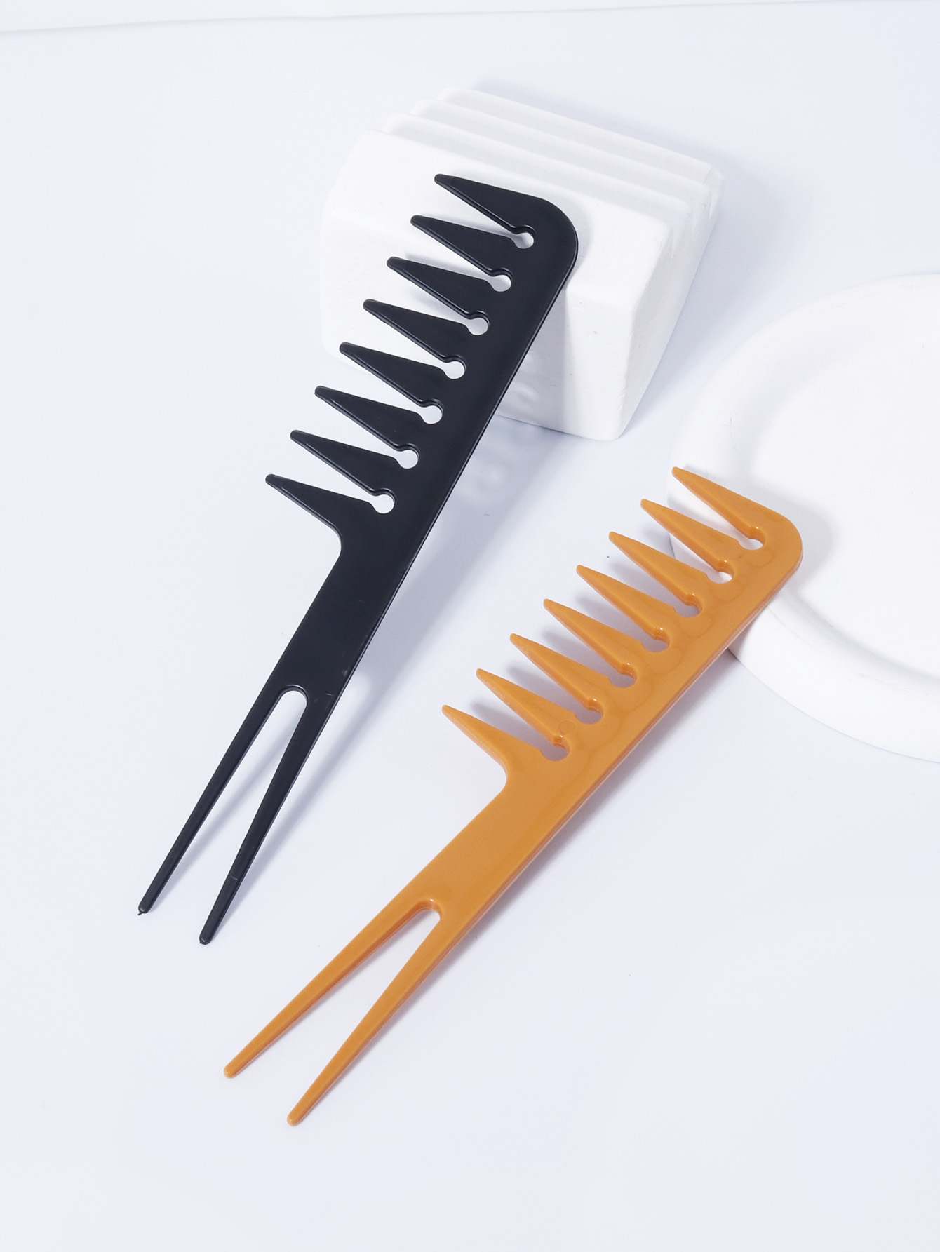 Men'S Grooming Hair - Peine de Doble Punta con Dientes