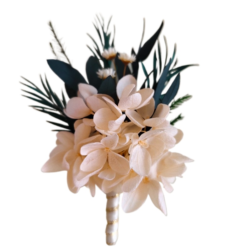 Men'S Grooming For Wedding - Flor eterna novia y novio broche