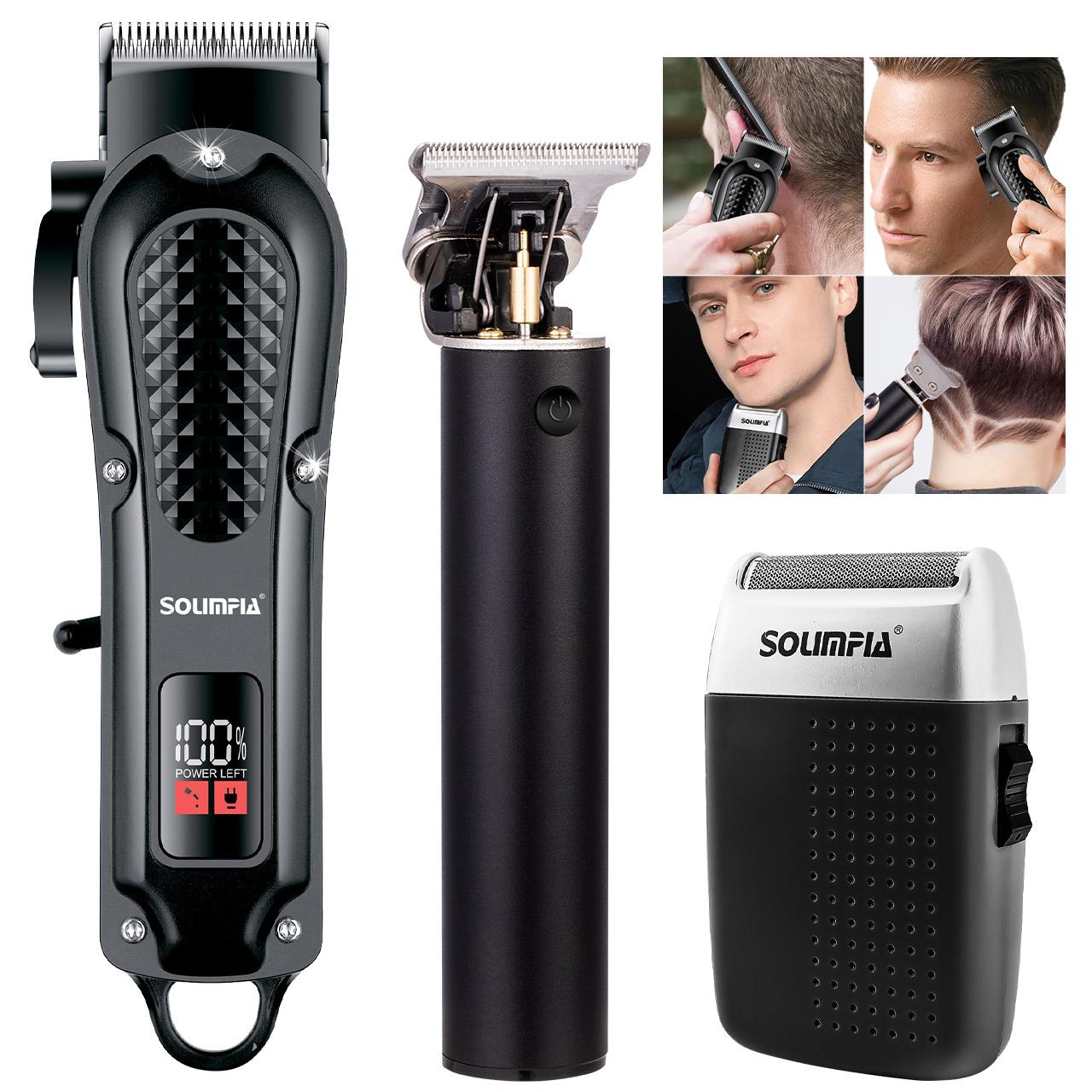 Men'S Grooming And Skin Care - Solimpia - Juego de 3 Rasuradoras