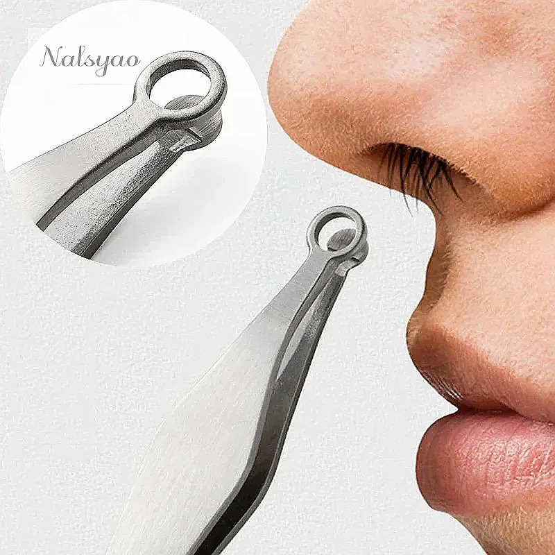 Nose Hair Trimmer - Pinzas de Acero Inoxidable para Recortar