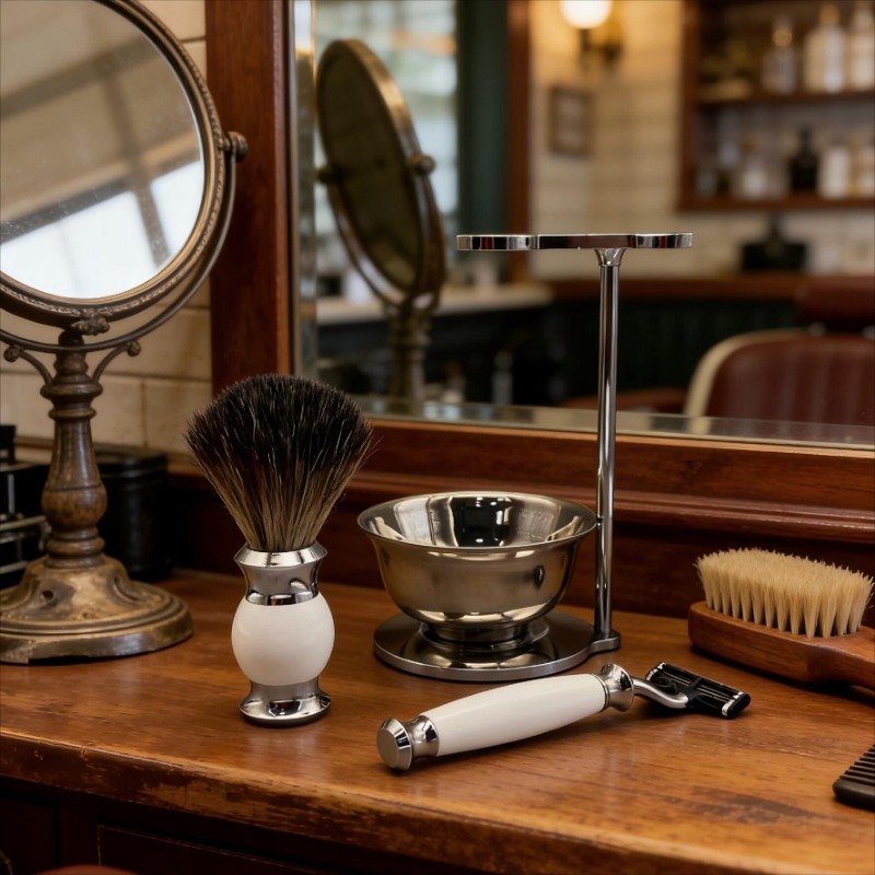 Men'S Grooming Accessories Kit - Kit de Afeitado Clásico para Hombre