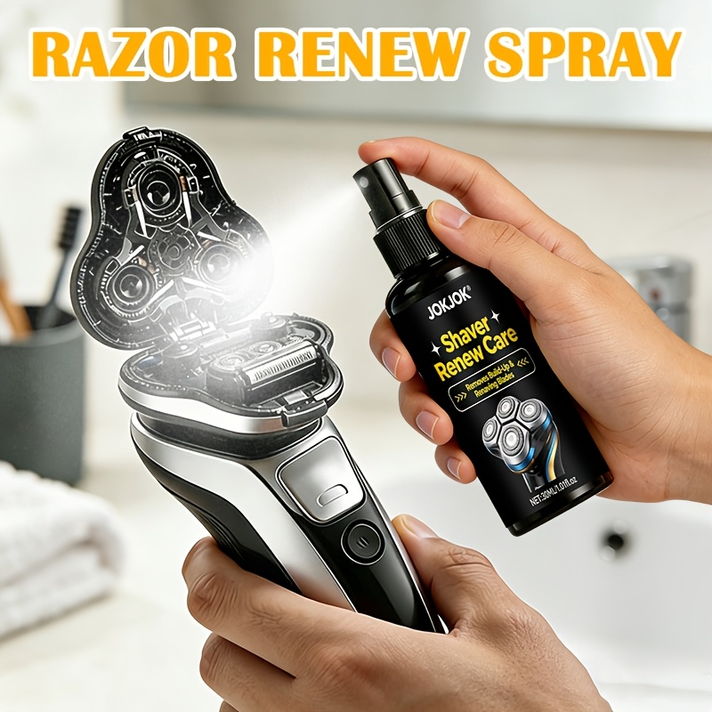 Men'S Grooming Tape - Spray Renovador para Afeitadora Eléctrica 30ML,