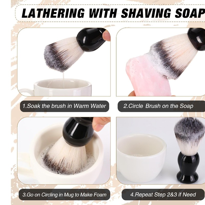1 cepillo de afeitar para barb - Men'S Grooming Hair reseña y precio
