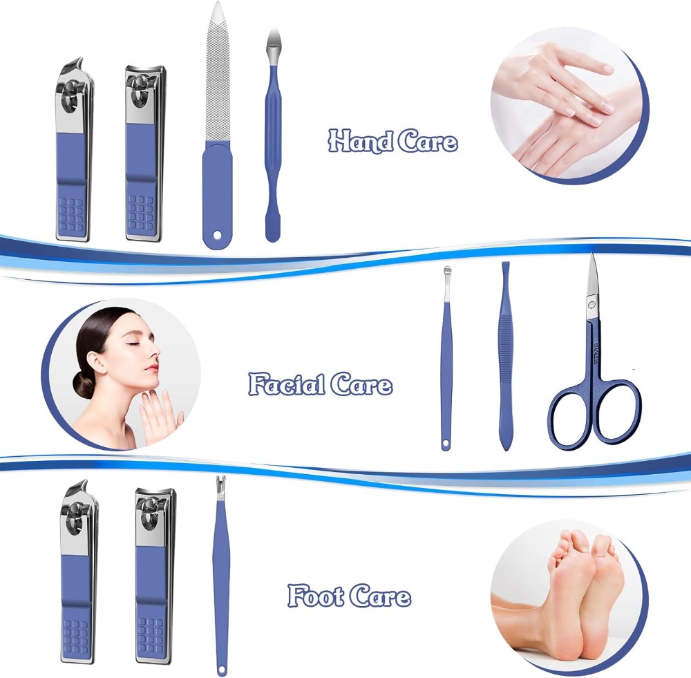 Set de Manicura 8 en 1, Kit Pr - Nail Care Kit Mens reseña y precio