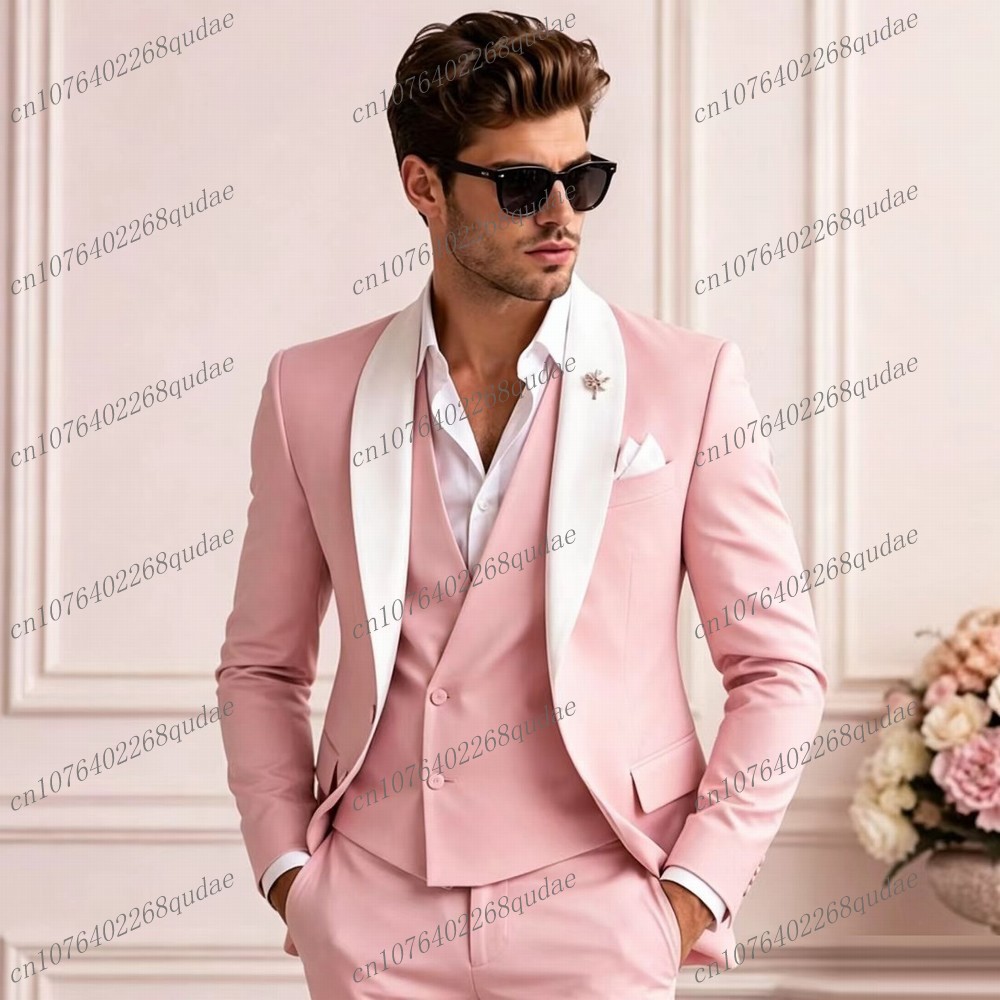 Traje Formal Rosa para Hombre, - Men'S Grooming For Wedding reseña y precio