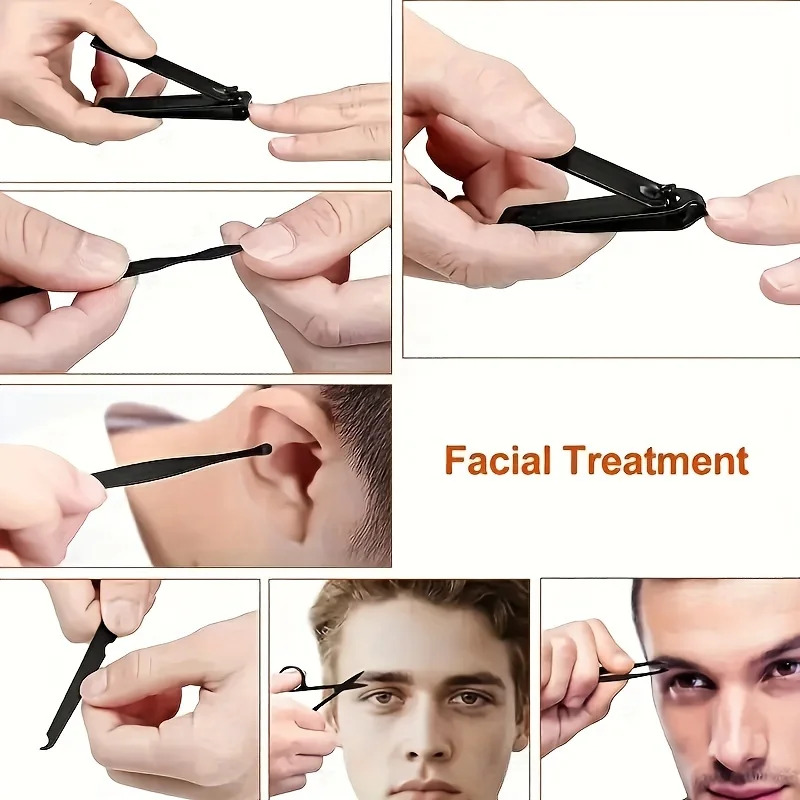 Kit de cortaúñas profesional d - Nail Care Kit Mens reseña y precio