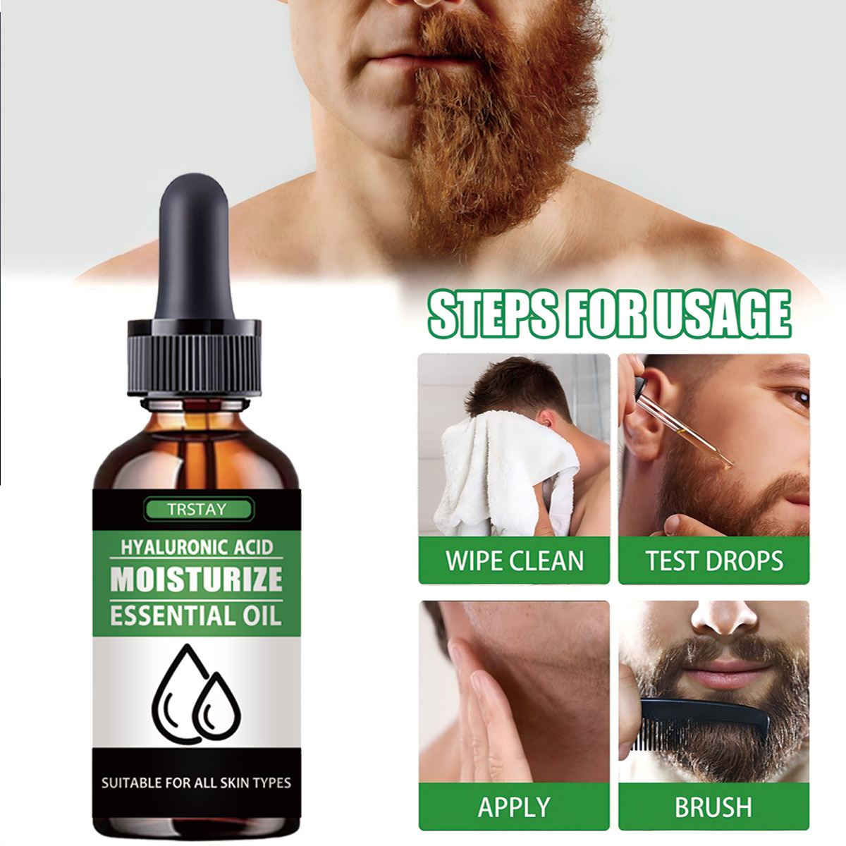 100% Natural acelera el vello  - Men'S Grooming Essentials reseña y precio