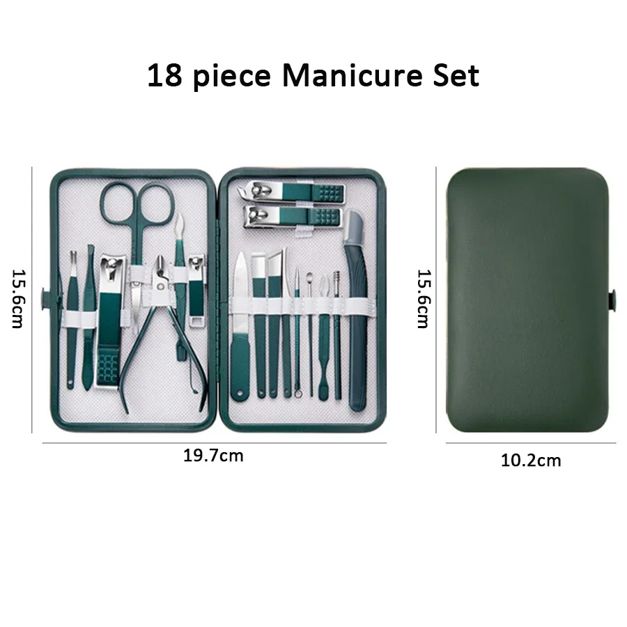 Juego de manicura de 4/7/10/12 - Nail Care Kit Mens reseña y precio