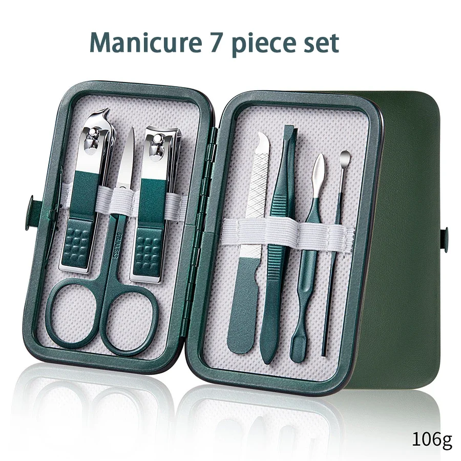 Juego de manicura de 4/7/10/12 - Nail Care Kit Mens reseña y precio
