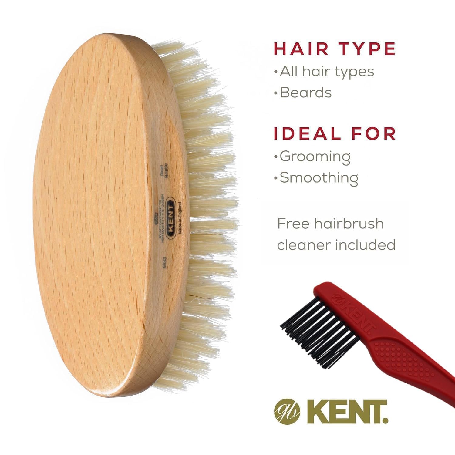 Cepillo para Cabello y Barba K - Men'S Grooming And Skin Care reseña y precio