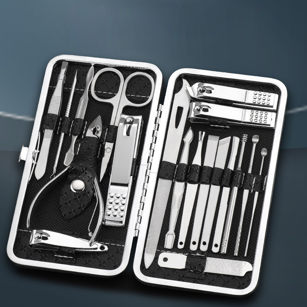 19 piezas de cortaúñas para ma - Nail Care Kit Mens reseña y precio