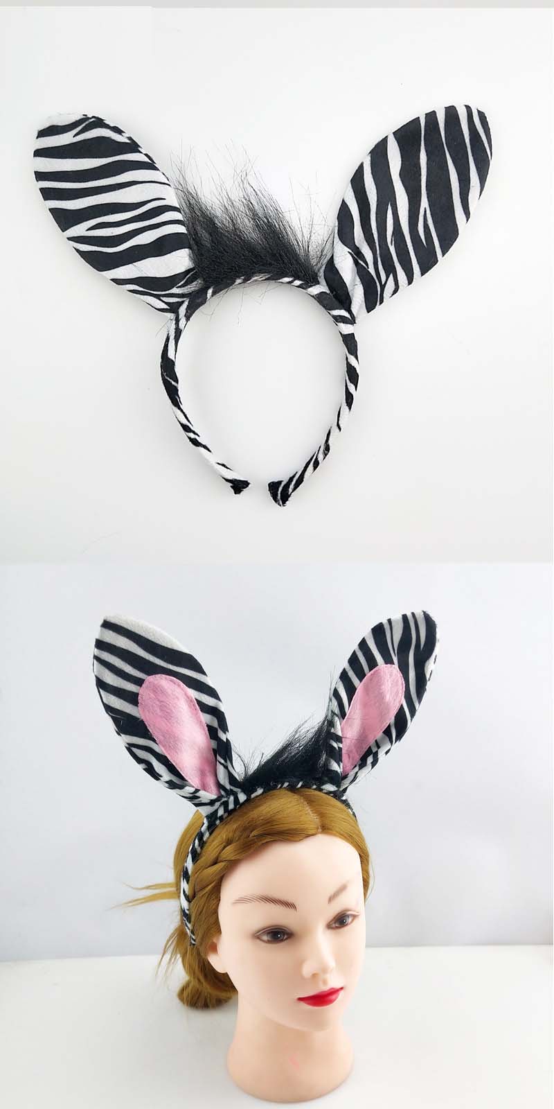 Diadema con orejas de cebra pa - Men'S Grooming Tape reseña y precio