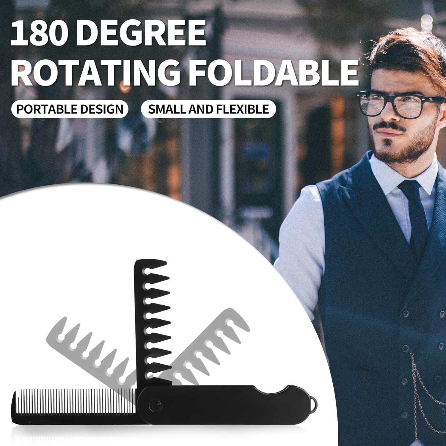 Peine Plegable de Bolsillo par - Men'S Grooming Accessories Kit reseña y precio