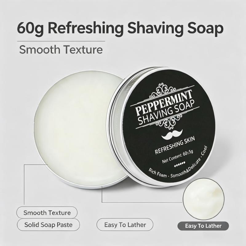 Jabón de Afeitar de Menta 60g, - Men'S Grooming And Skin Care reseña y precio