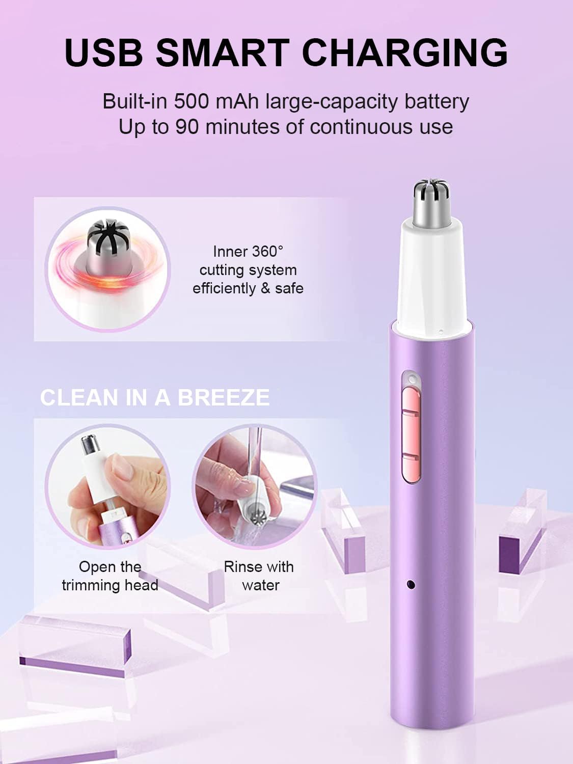 Recortador de vello de nariz y - Nose Hair Trimmer reseña y precio