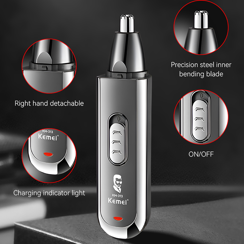 Kemei-recortador de vello de o - Nose Hair Trimmer reseña y precio